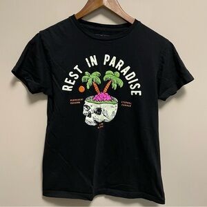 ICM Black Skill In Paradise T-Shirt Men Women Small